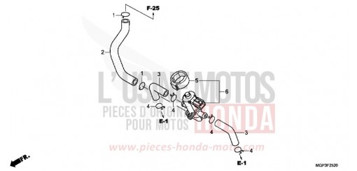 VALVOLA DI CONTROLLO INIEZIONE ARIA CBR1000RRE di 2014
